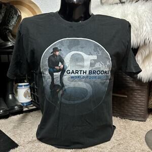 CLEARANCE SALE!!! 1919. Garth Brooks World Tour 2014-2015 T-shirt Unisex XL